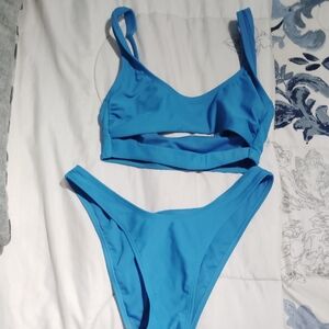 Aqua Blue Target Bikini